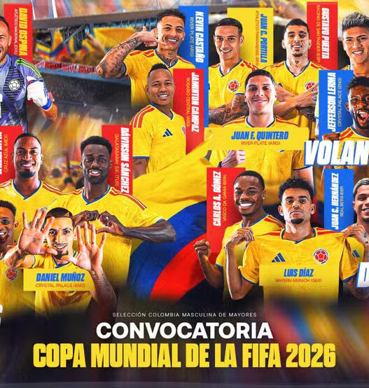 Com jogadores que atuam no Brasil, Colômbia está convocada para a Copa do Mundo