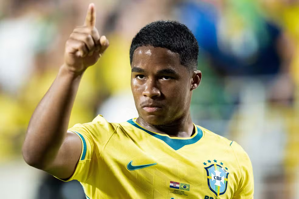Endrick admite realização de sonho após convocação para a Copa