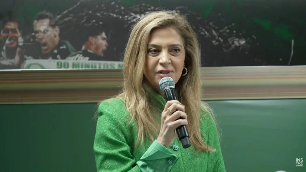 Leila Pereira defende Abel e afirma que nem o marido opina sobre o Palmeiras: "Mando ficar quieto