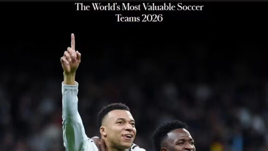 Real Madrid é o clube mais valioso do mundo; finalistas da Champions League aparecem no top 10