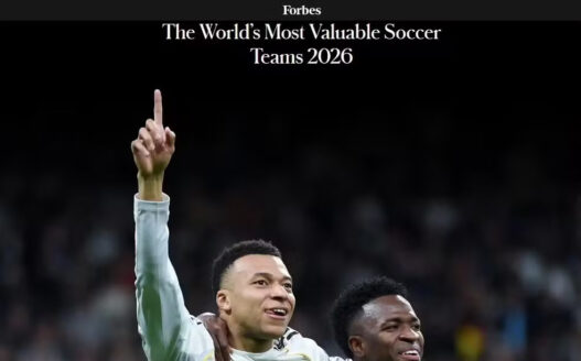 Real Madrid é o clube mais valioso do mundo; finalistas da Champions League aparecem no top 10