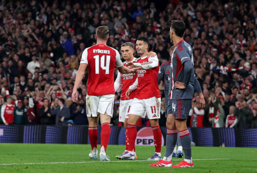 Invicto e letal: veja o raio x do Arsenal na Champions, gols, artilheiros, defesa sólida e a bola parada rumo ao título inédito
