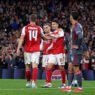 Invicto e letal: veja o raio x do Arsenal na Champions, gols, artilheiros, defesa sólida e a bola parada rumo ao título inédito