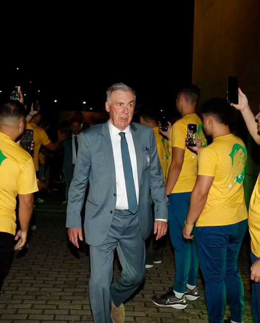 Ancelotti mantém confiança no título do Brasil e analisa adversário da estreia