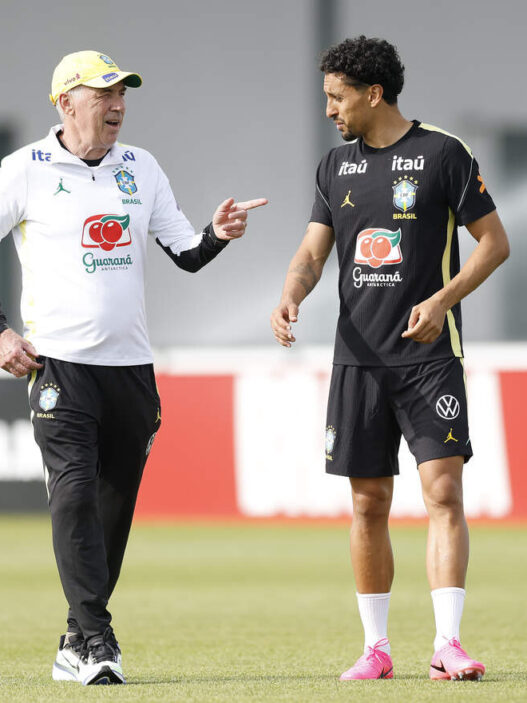 Com novidades, Ancelotti esboça Brasil para enfrentar o Egito; veja provável time