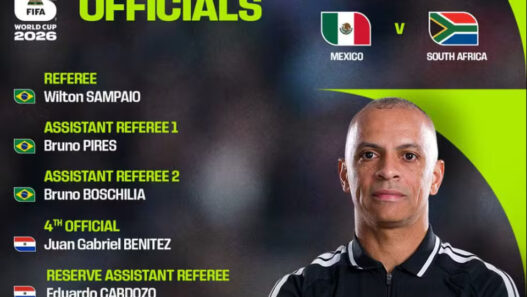 Wilton Pereira Sampaio vai apitar o jogo de abertura da Copa