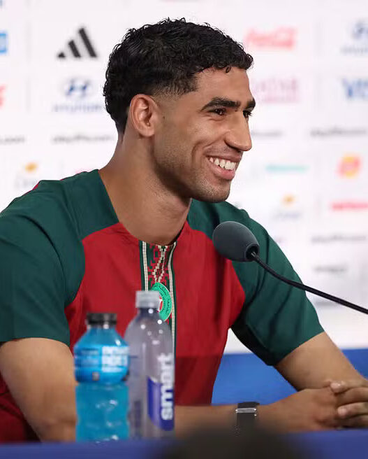 Hakimi, do Marrocos, afirma não ter favoritos no duelo contra o Brasil