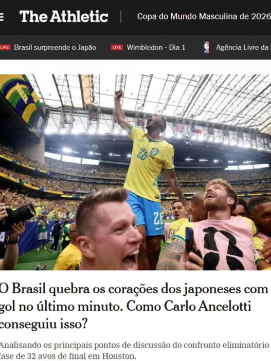 Brasil é enaltecido pela imprensa internacional após virada contra o Japão