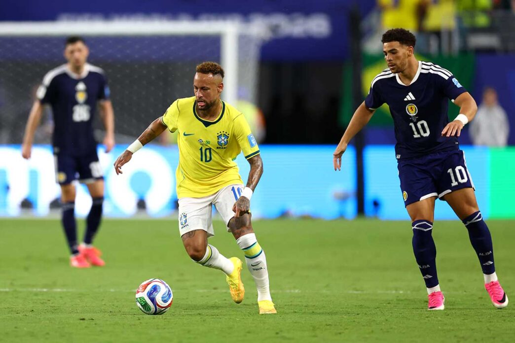 Neymar é o mais lento do Brasil contra a Escócia; veja como foi seu desempenho