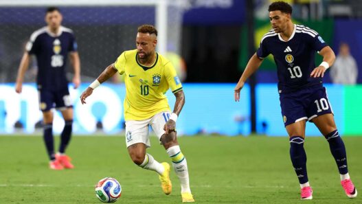 Neymar é o mais lento do Brasil contra a Escócia; veja como foi seu desempenho