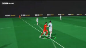 Televisão registra catimba de Flaco López após gol decisivo da Argentina