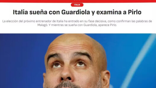 Itália sonha com a contratação de Guardiola para a Copa de 2030