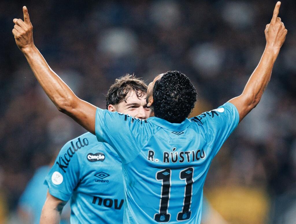 Neymar e Rony botam o Santos nas quartas de final da Copa do Brasil