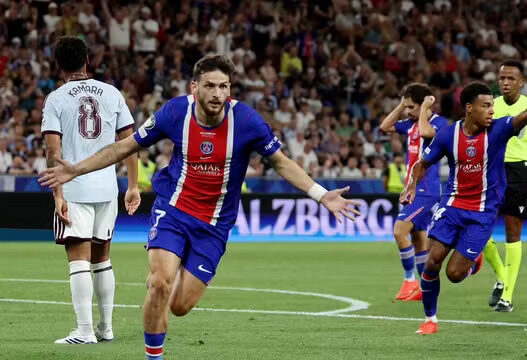 PSG derrota o Aston Villa e conquista a Supercopa da Europa