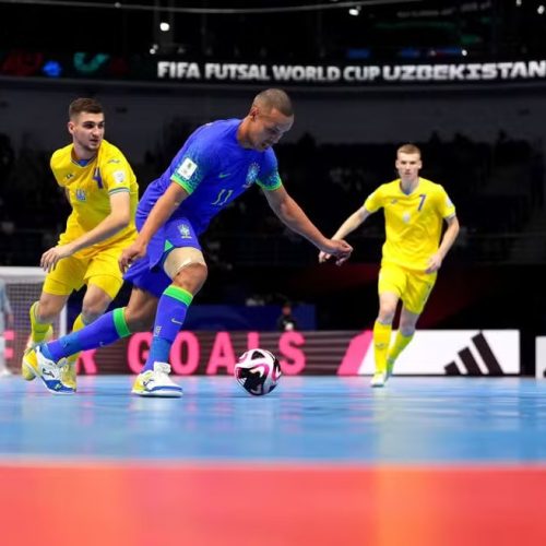 Brasil na atual Copa do Mundo de Futsal -  Foto: Getty Images