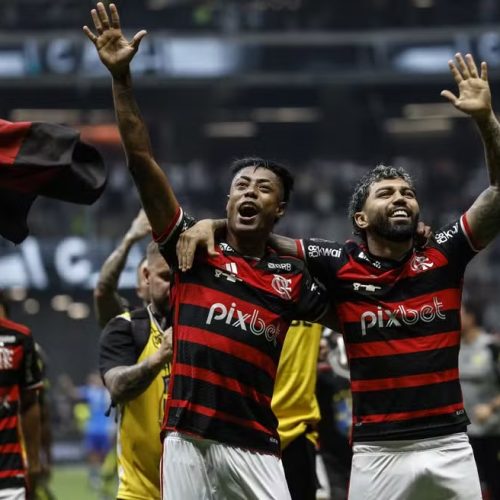 Bruno e Gabigol / Foto: Antônio Lacerda/EFE