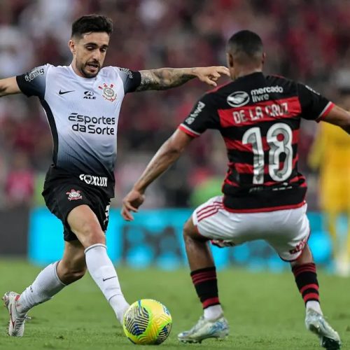 Corinthians x Flamengo (Foto: Thiago Ribeiro/AGIF)
