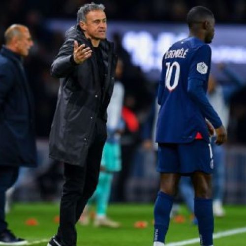 Dembele e Luis Henrique - Foto: Getty images