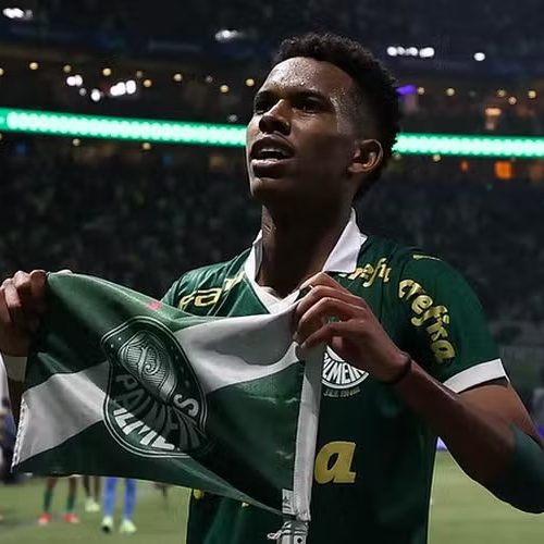 Estêvão, do Palmeiras, está perto de igualar marca de Neymar