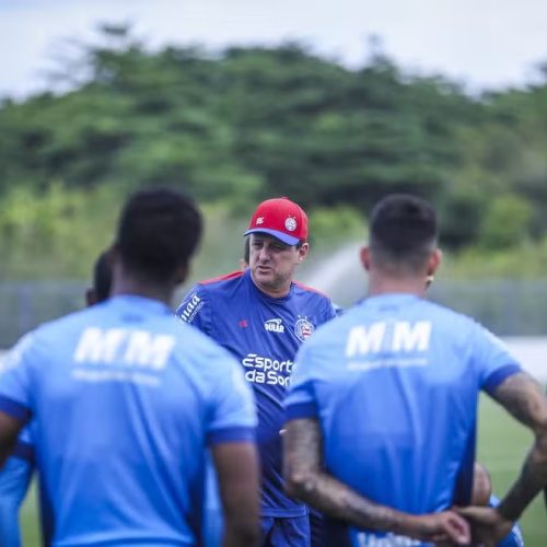 Rogério Ceni, técnico do Bahia e jogadores / Foto: Rafael Rodrigues / EC Bahia