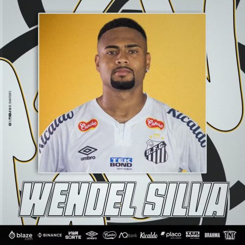 Santos anuncia a chegada do atacante Wendel Silva