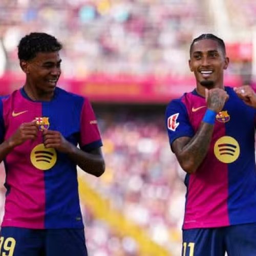 Massacre: Raphinha faz hat-trick e Barcelona detona o Valladolid, no Espanhol